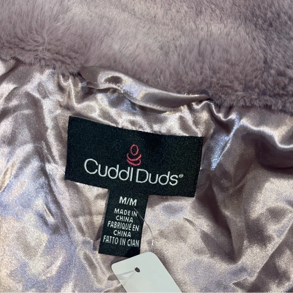 Cuddl Duds Plush Teddy Jacket Womens medium